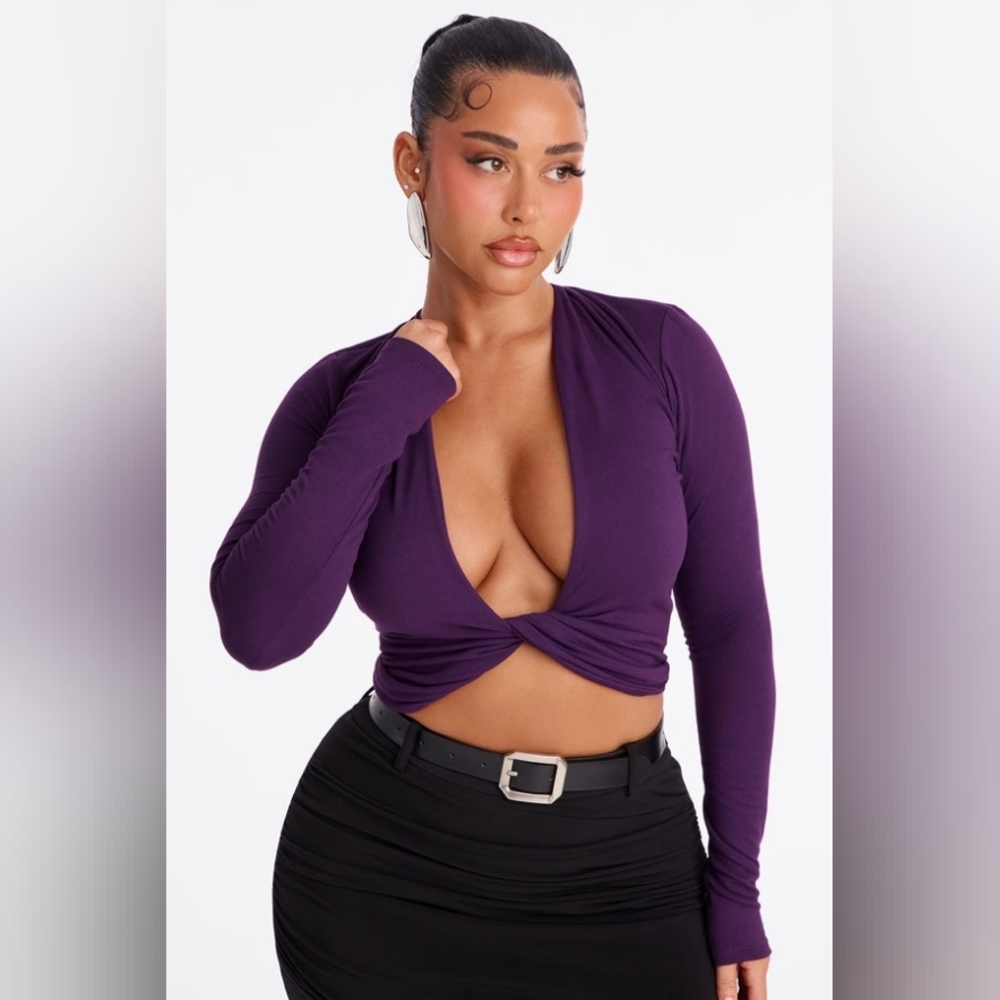 NEW! Sassy Purple Long Sleeve Top